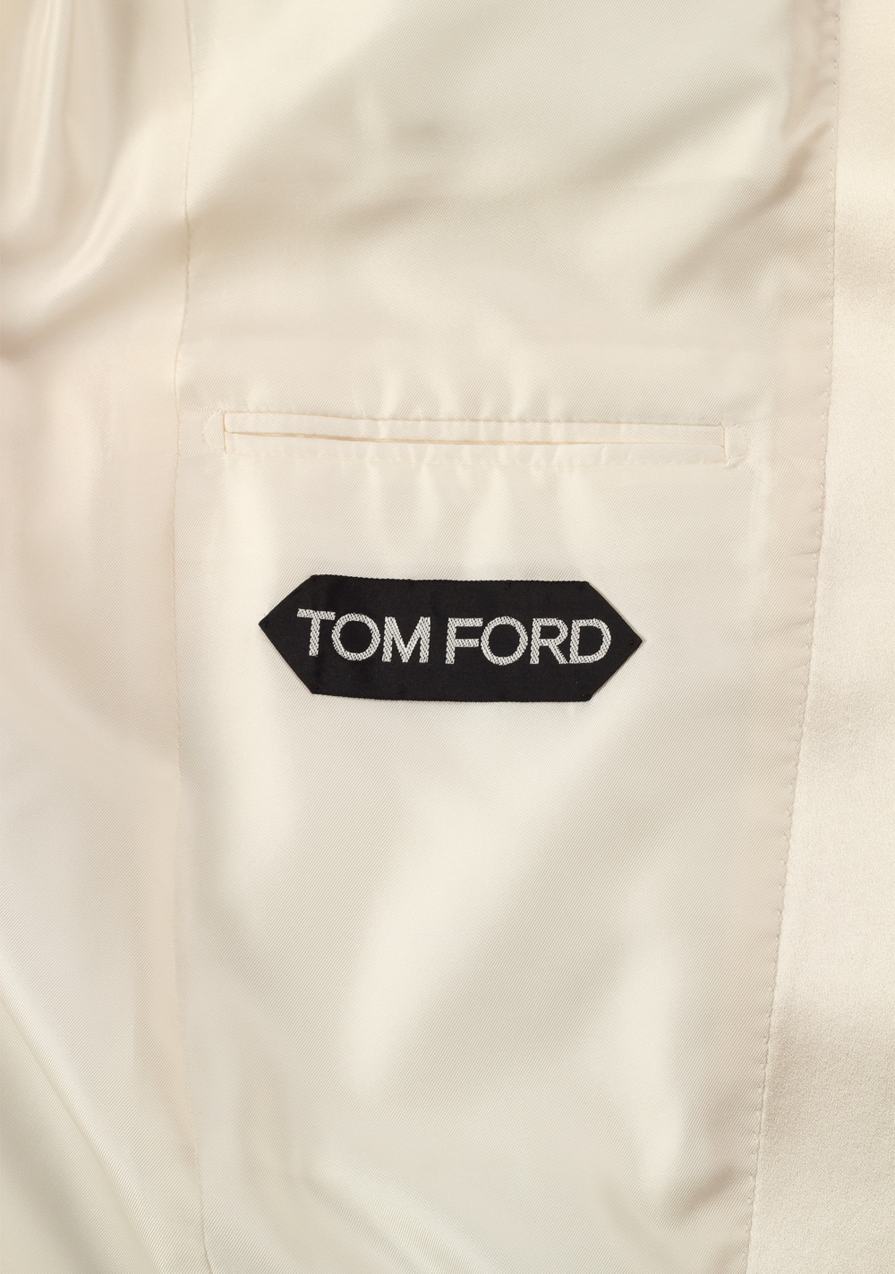 TOM FORD Atticus Ivory Tuxedo Dinner Jacket Size 46 / 36R U.S. | Costume Limité