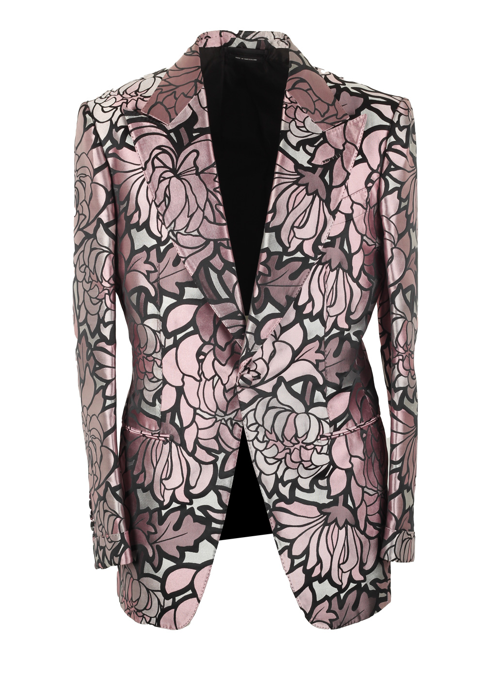 TOM FORD Lamè Lily Floral Atticus Cocktail Dinner Jacket Size 46 / 36R | Costume Limité