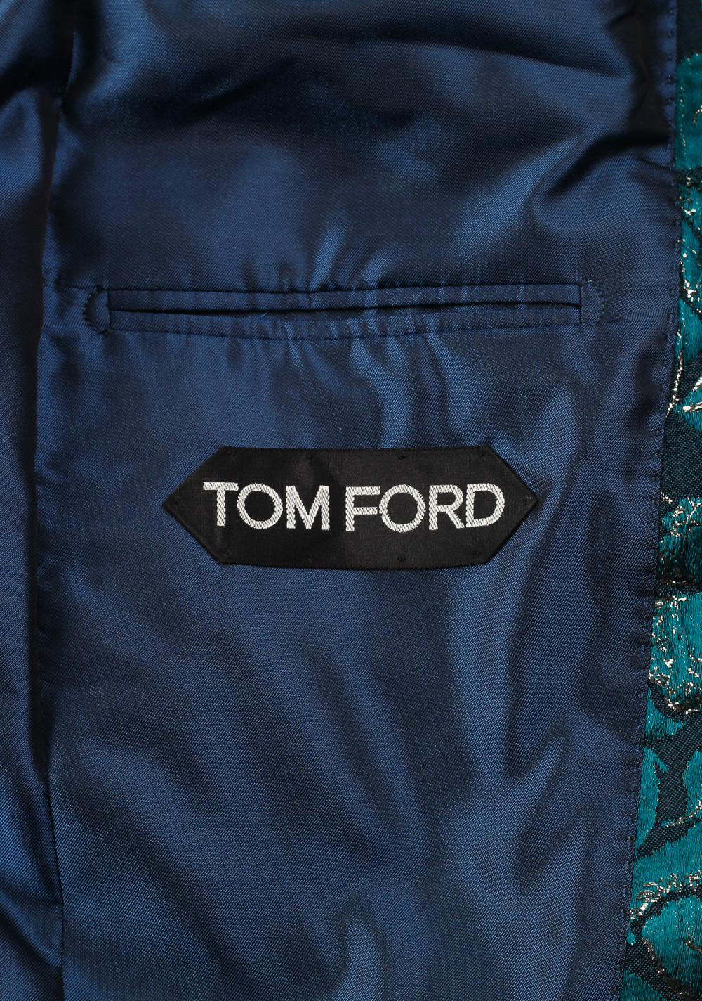 TOM FORD Cooper Turquoise Dinner Tuxedo Jacket Size 46 / 36R U.S. | Costume Limité