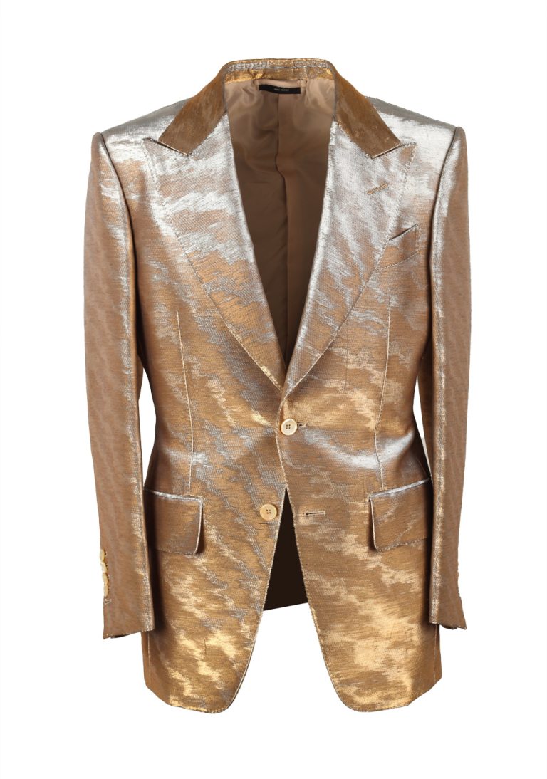 TOM FORD Atticus Gold Sport Coat Size 46 / 36R U.S. - thumbnail | Costume Limité