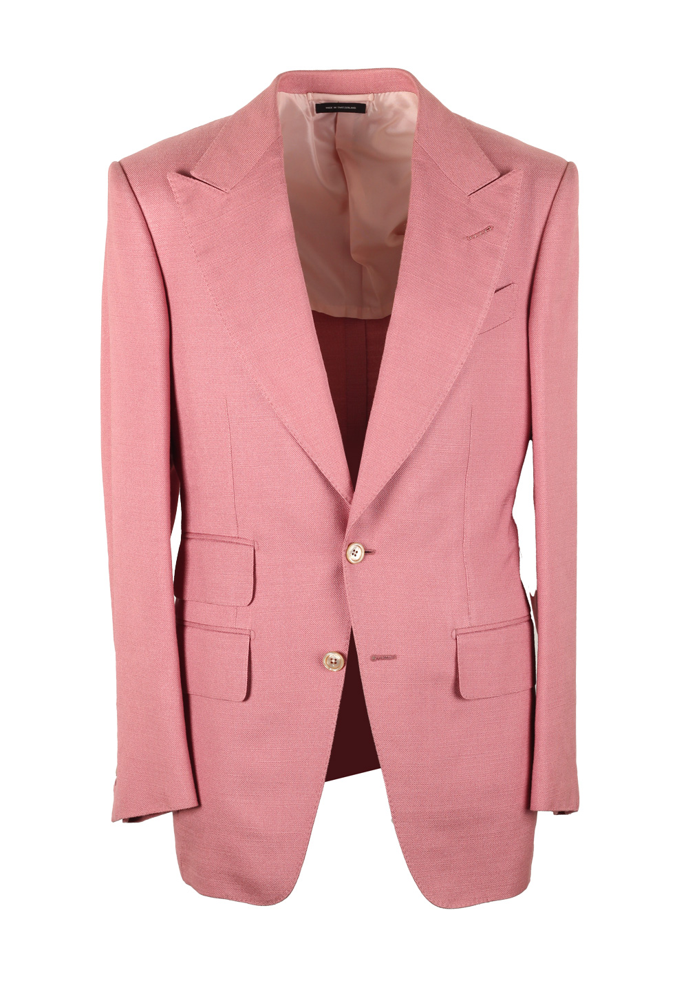 TOM FORD Atticus Pink Silk Suit Size 46 / 36R U.S. | Costume Limité