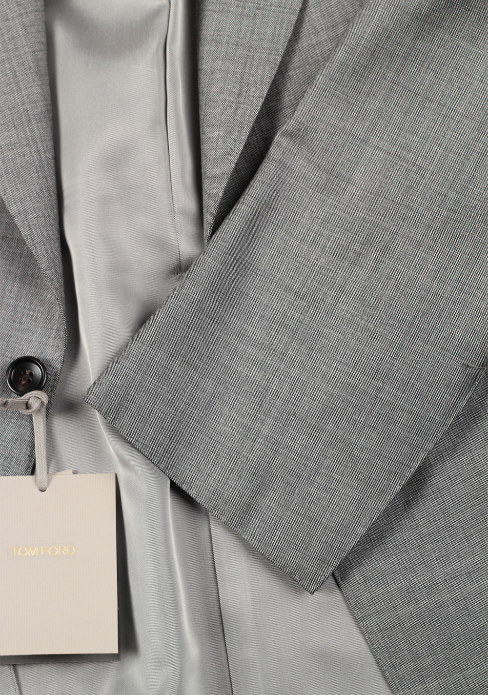 TOM FORD Windsor Signature Solid Gray Sharkskin Suit | Costume Limité