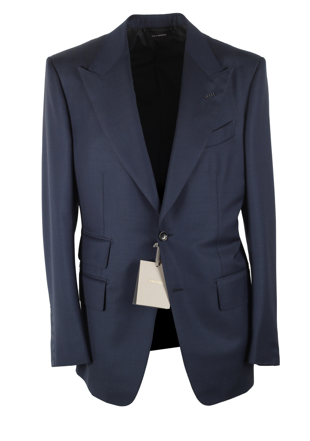 TOM FORD Windsor Signature Solid Blue Suit | Costume Limité