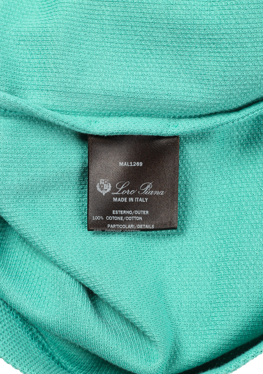 Loro Piana Long Sleeve Mint Green Polo Size XL / 54 IT / 44R U.S. | Costume Limité