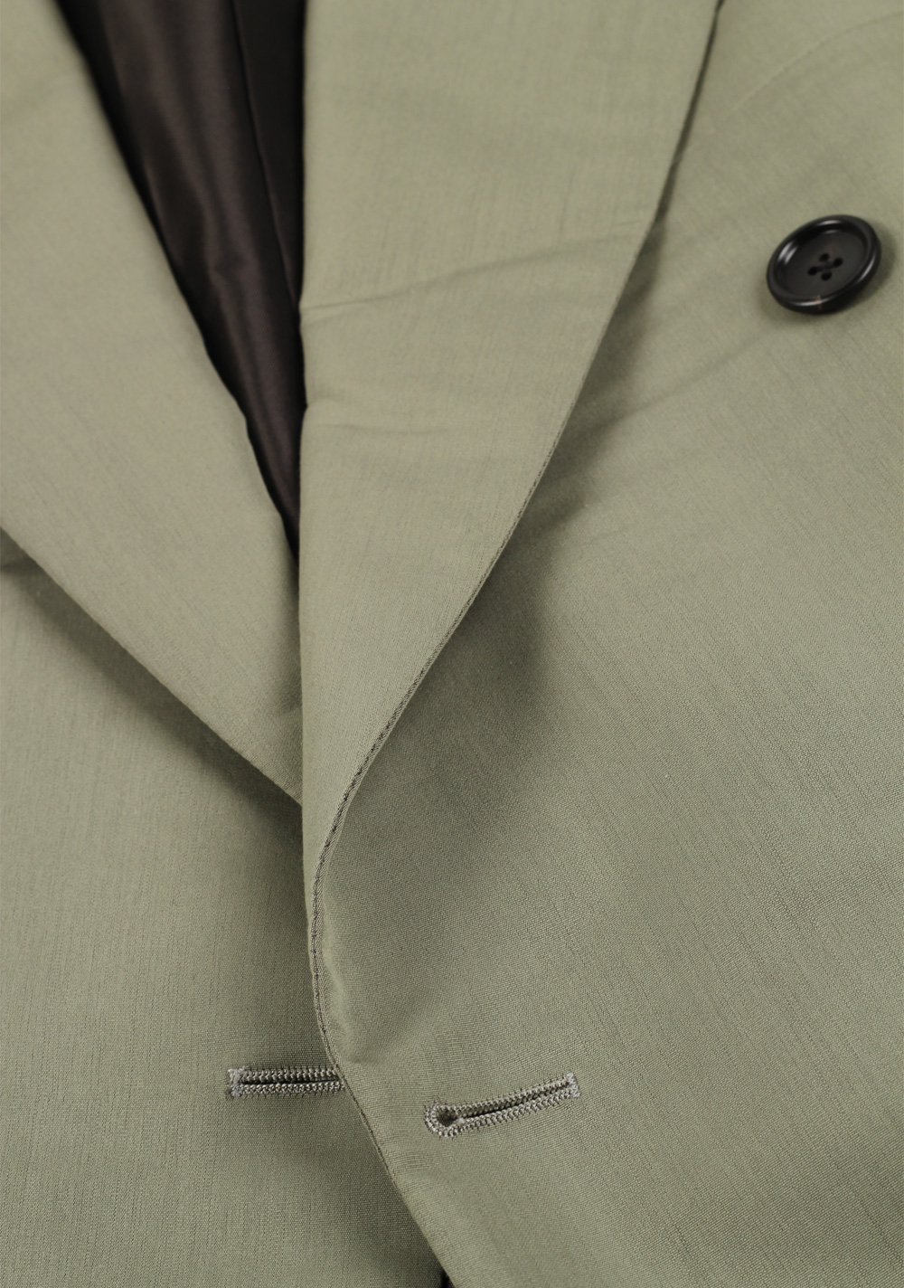 TOM FORD Cooper Double Breasted Solid Green Suit Size 50C / 40S U.S. | Costume Limité