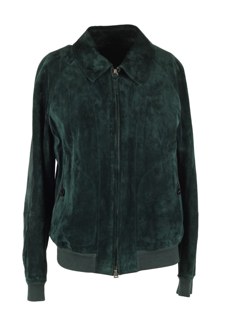 TOM FORD Green  Cashmere Suede Zip Collar Blouson Size 52 / 42R U.S. - thumbnail | Costume Limité