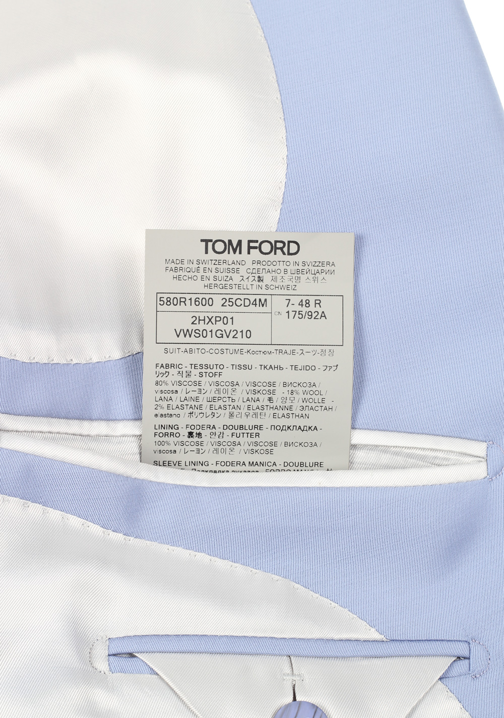 TOM FORD Cooper Lilac Double Breasted Suit Size 48 / 38R U.S. | Costume Limité