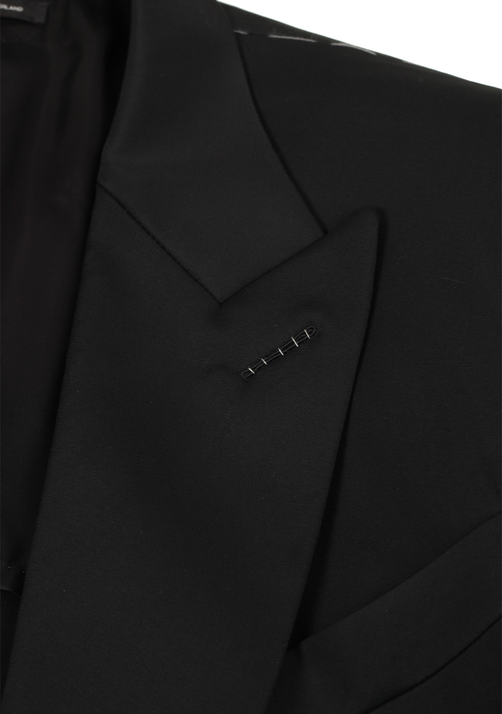 TOM FORD Cooper Black Double Breasted Suit Size 50 / 40R U.S. | Costume Limité