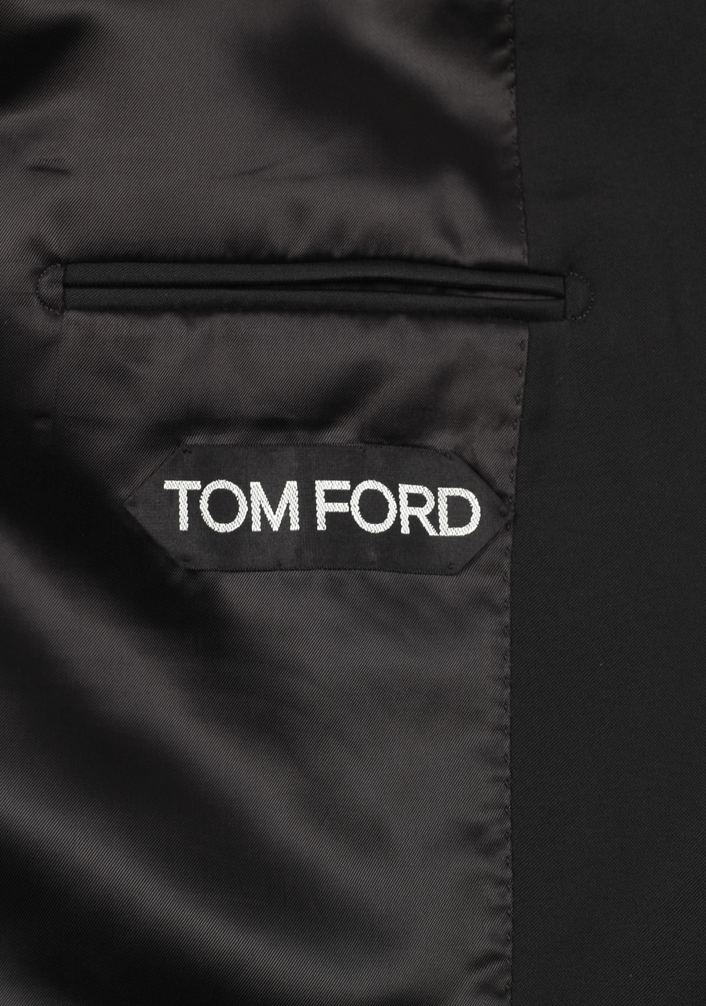 TOM FORD Cooper Black Double Breasted Suit Size 50 / 40R U.S. | Costume Limité