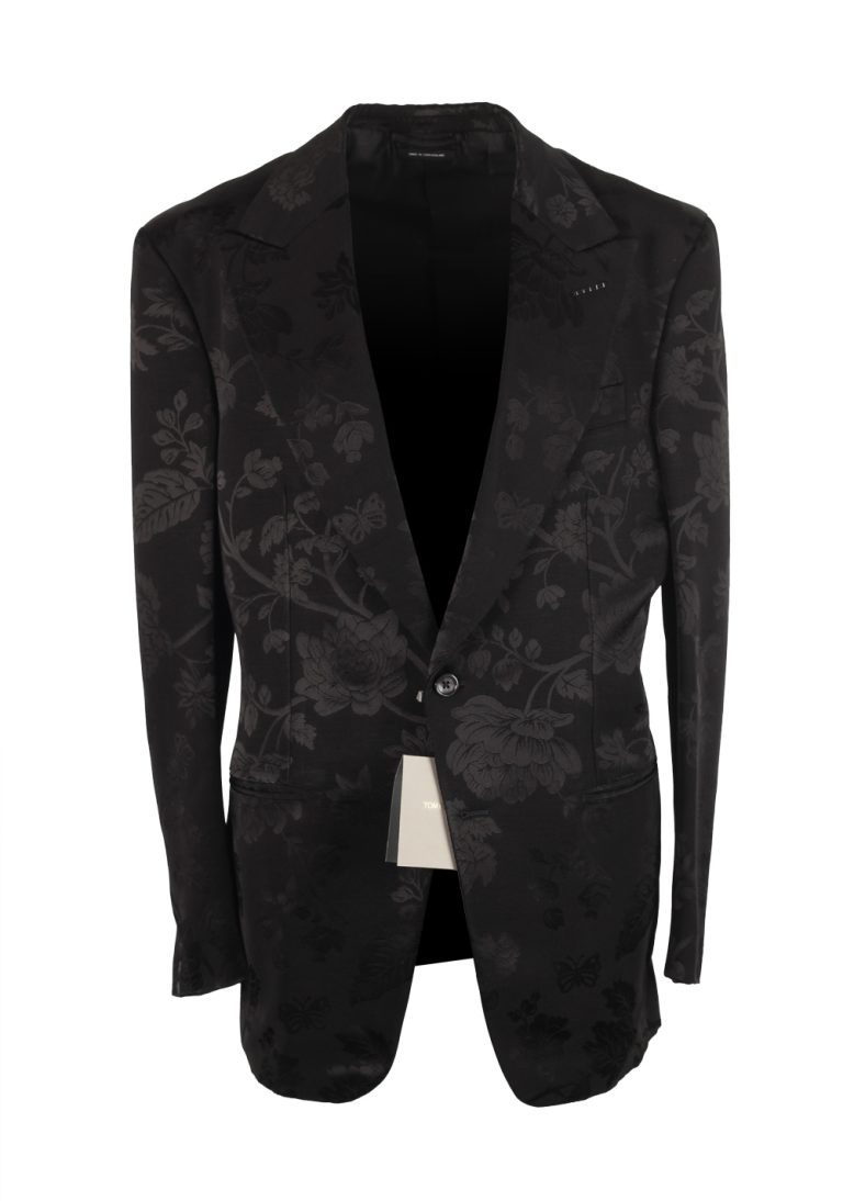 TOM FORD Cooper Floral Tuxedo Cocktail Dinner Jacket Size 52 / 42R U.S. - thumbnail | Costume Limité