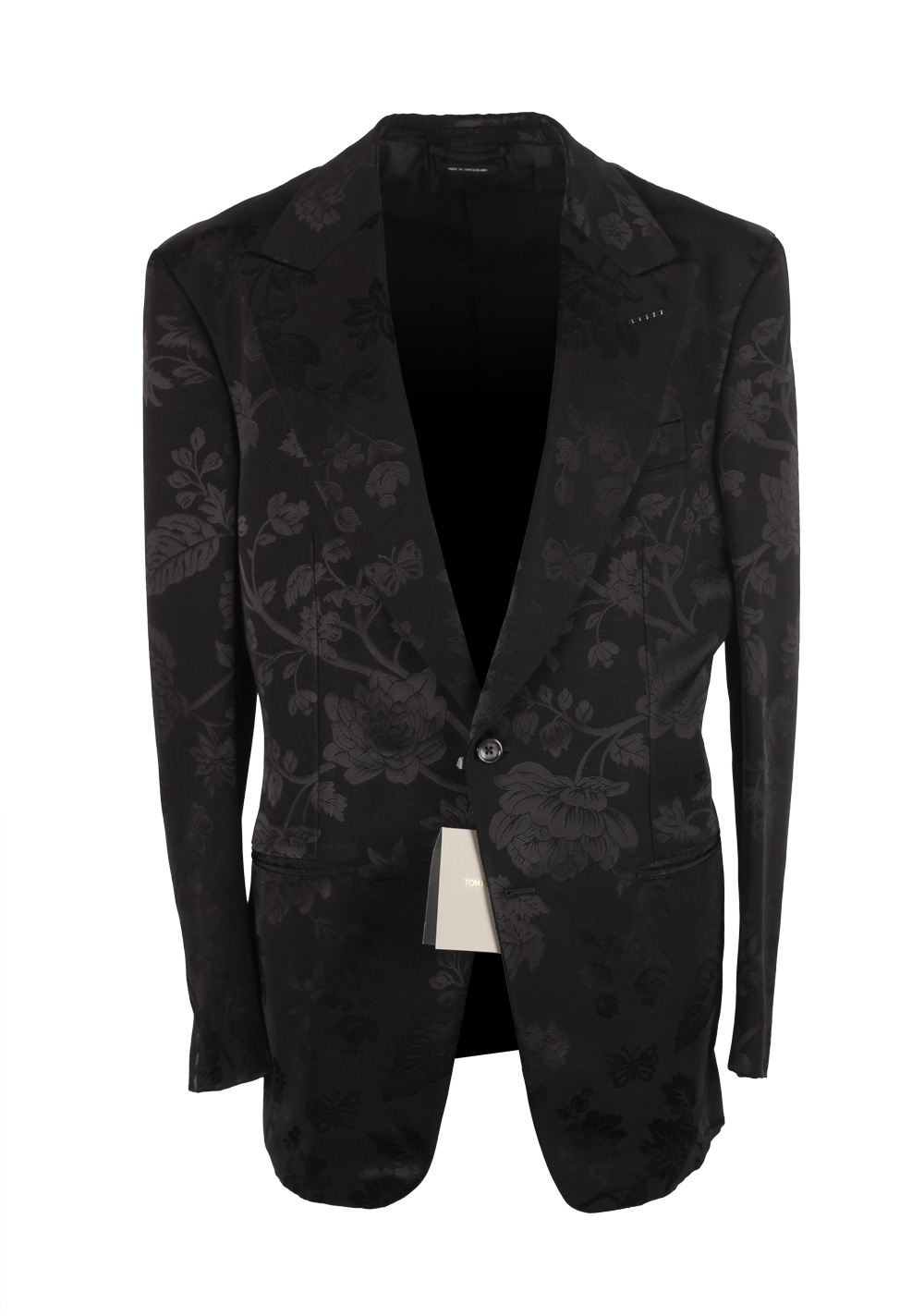 TOM FORD Cooper Floral Tuxedo Cocktail Dinner Jacket Size 52 / 42R U.S. | Costume Limité