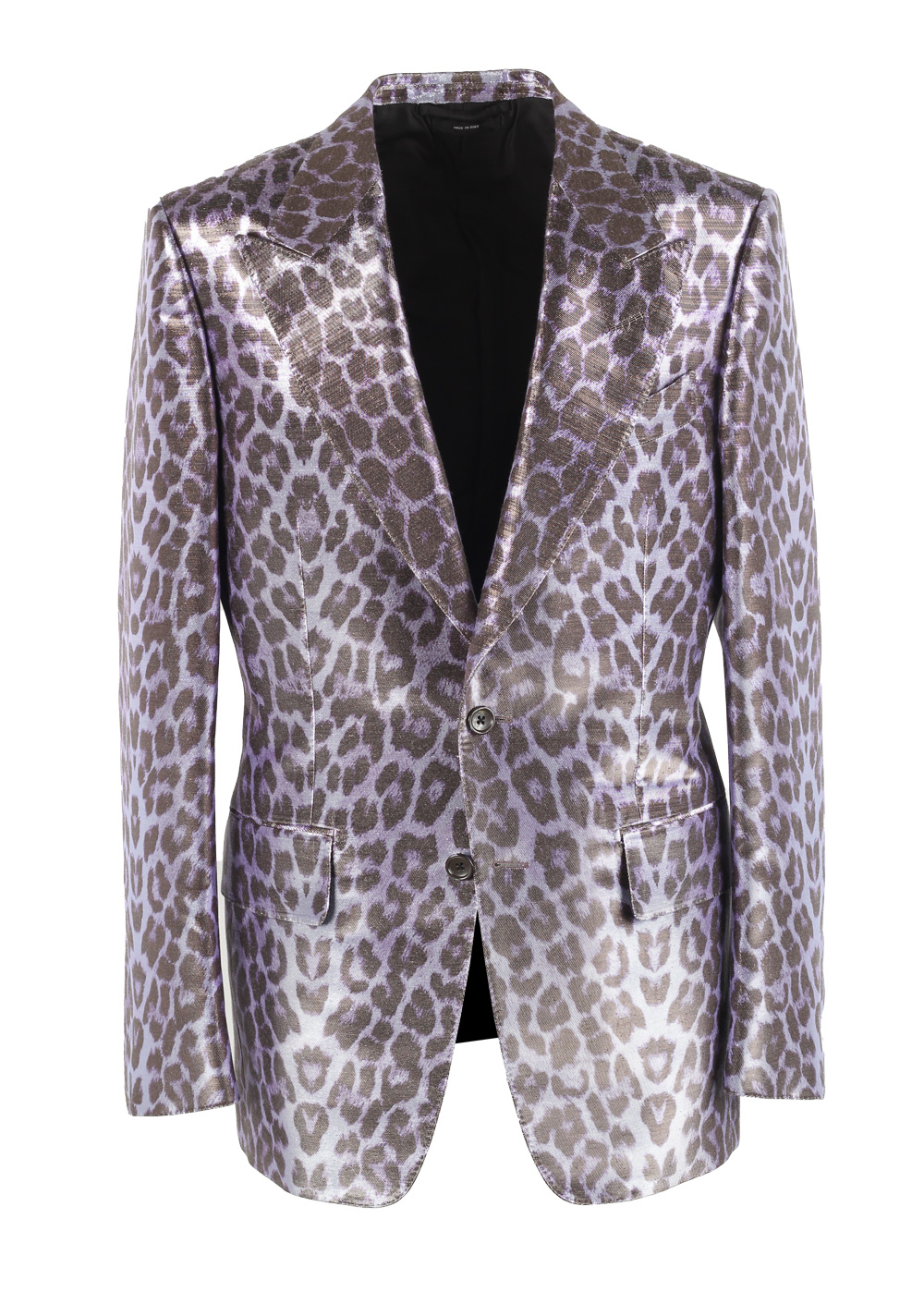 TOM FORD Purple Leopard Shelton Cocktail Dinner Jacket | Costume Limité