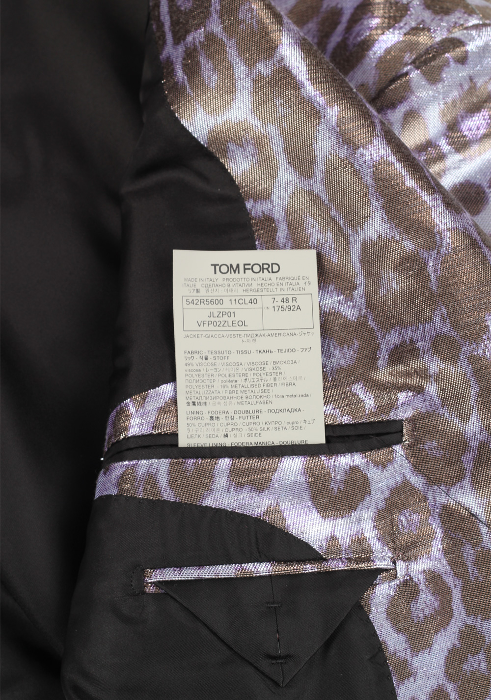 TOM FORD Purple Atticus Cocktail Dinner Jacket | Costume Limité