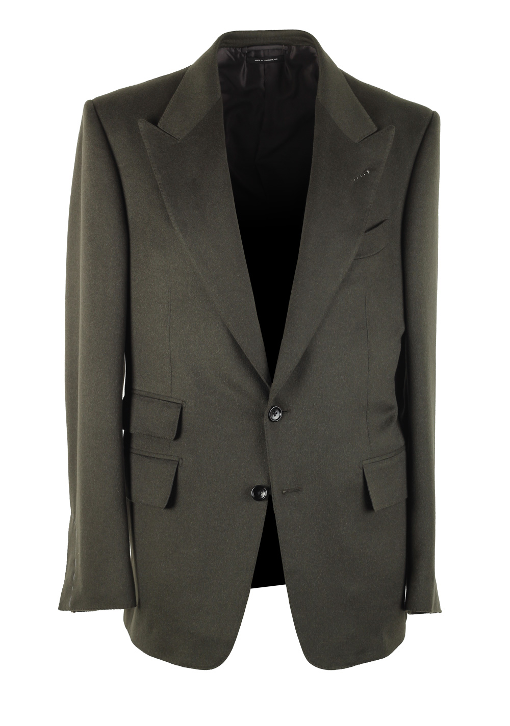 TOM FORD Shelton Green Cashmere Sport Coat Size 50 / 40R U.S. | Costume Limité