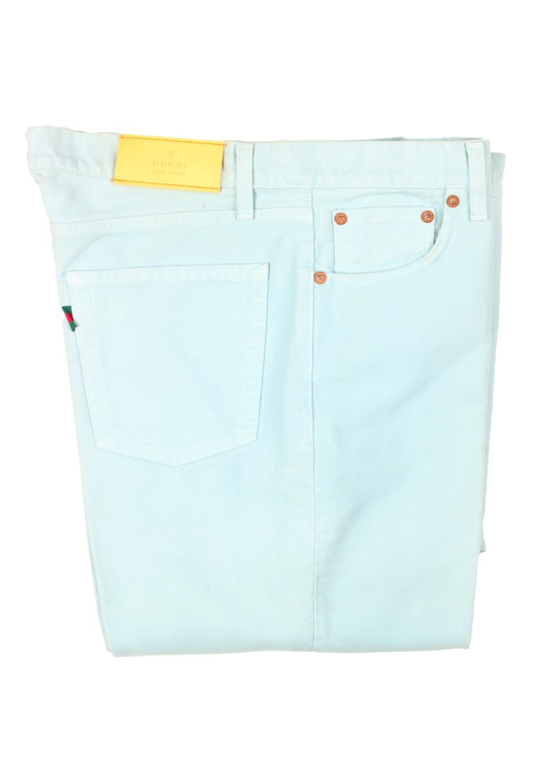 Gucci Blue 5 Pocket Jeans Trousers Size 48 / 32 U.S. In Cotton - thumbnail | Costume Limité