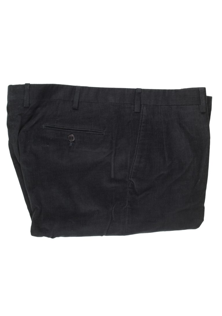 Brioni Black Montana Corduroy Trousers Size 58 / 42 U.S. - thumbnail | Costume Limité