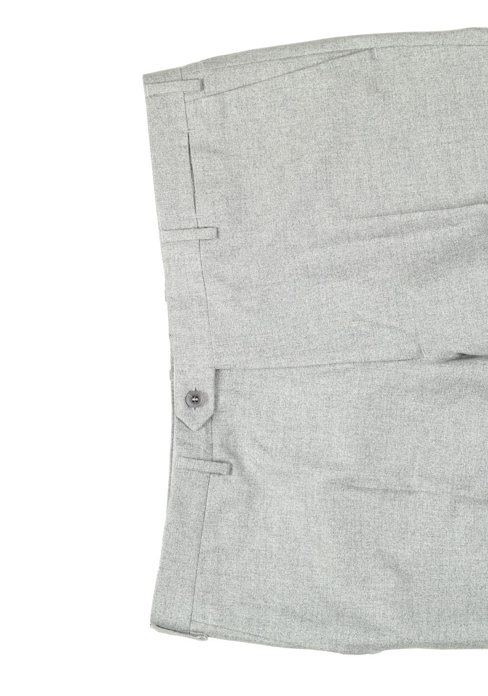 Brioni Light Gray Megeve Slim Trousers Size 56 / 40 U.S. In Wool | Costume Limité