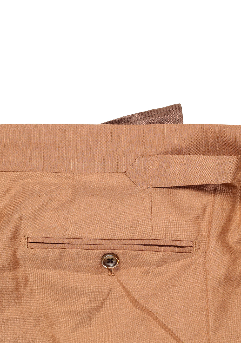 TOM FORD Beige Silk Linen Blend Trousers Size 58 / 42 U.S. | Costume Limité