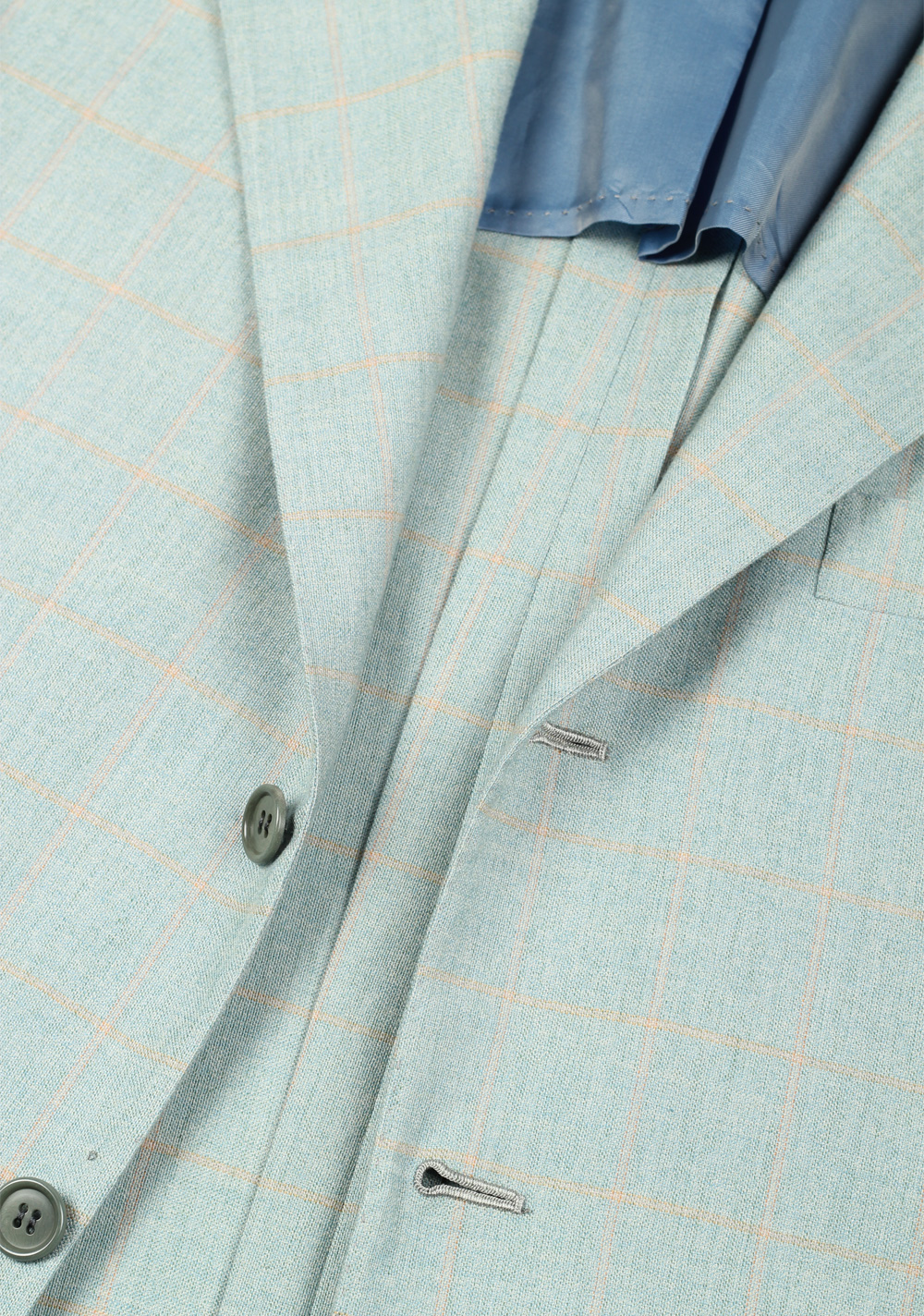 Kiton Greenish Blue Sport Coat Size 50 / 40R U.S. In Cashmere | Costume Limité