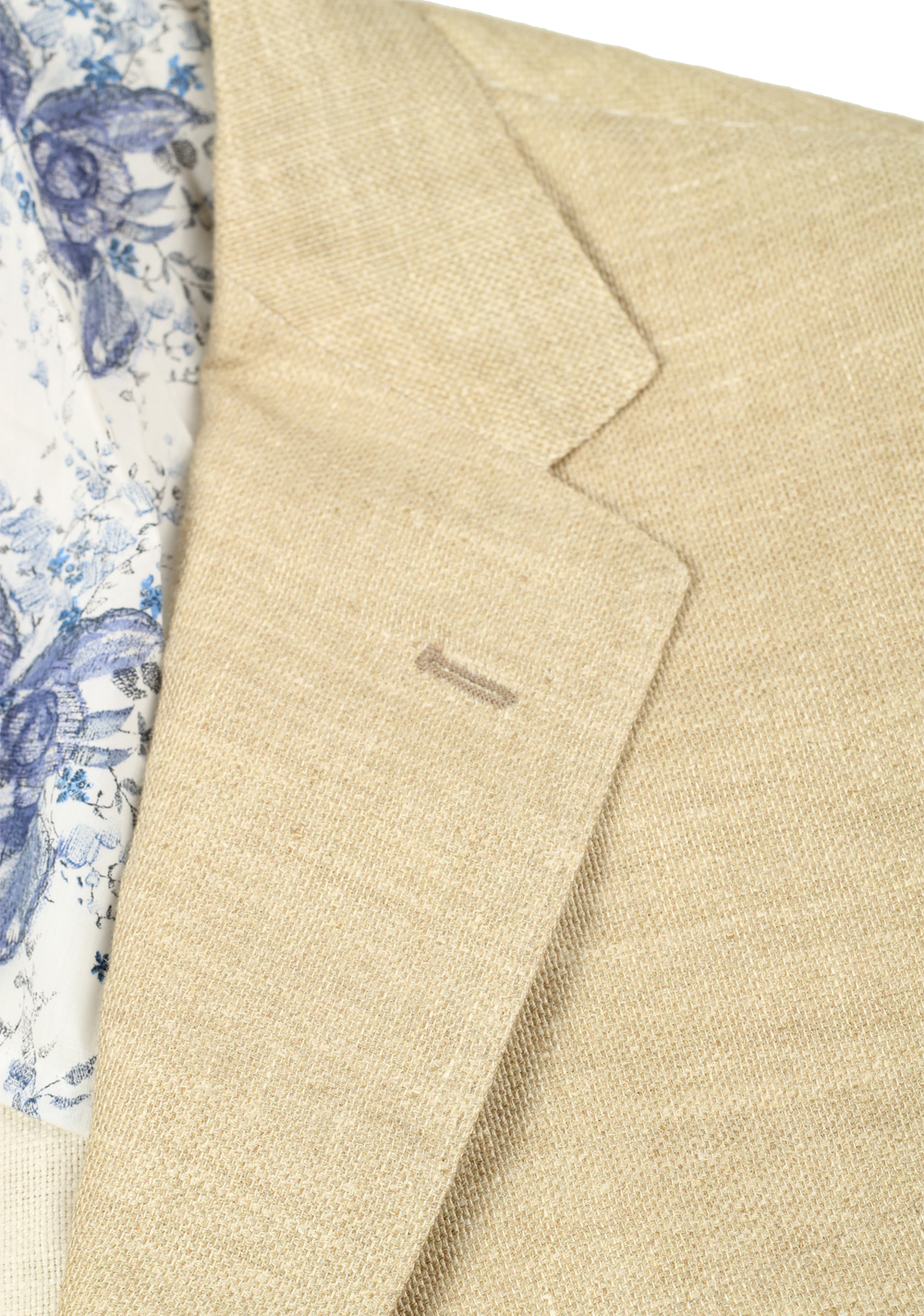 Sartorio By Kiton Sand Beige Sport Coat Size 50 / 40R U.S. In Linen Silk Cashmere | Costume Limité