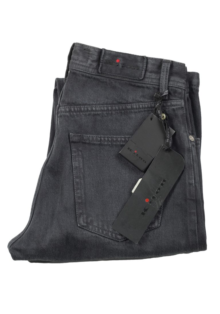 Kiton Gray 5 Pocket Jeans - thumbnail | Costume Limité