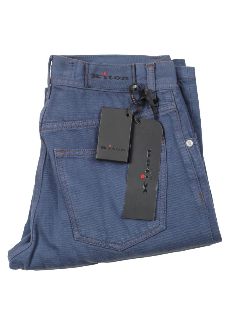 Kiton Blue 5 Pocket Jeans - thumbnail | Costume Limité