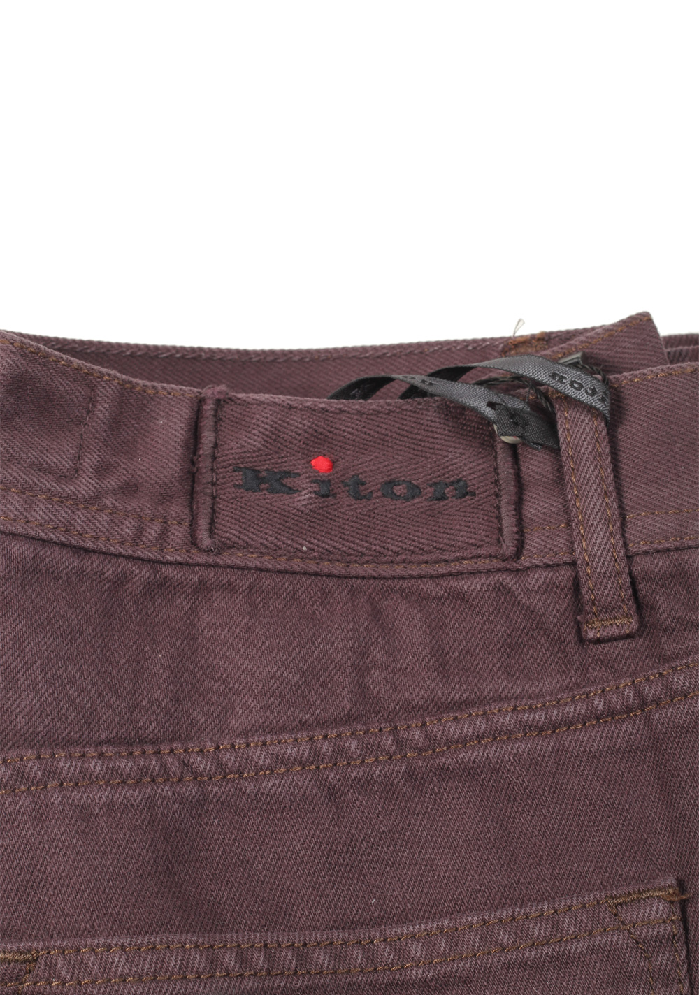 Kiton Aubergine 5 Pocket Jeans | Costume Limité