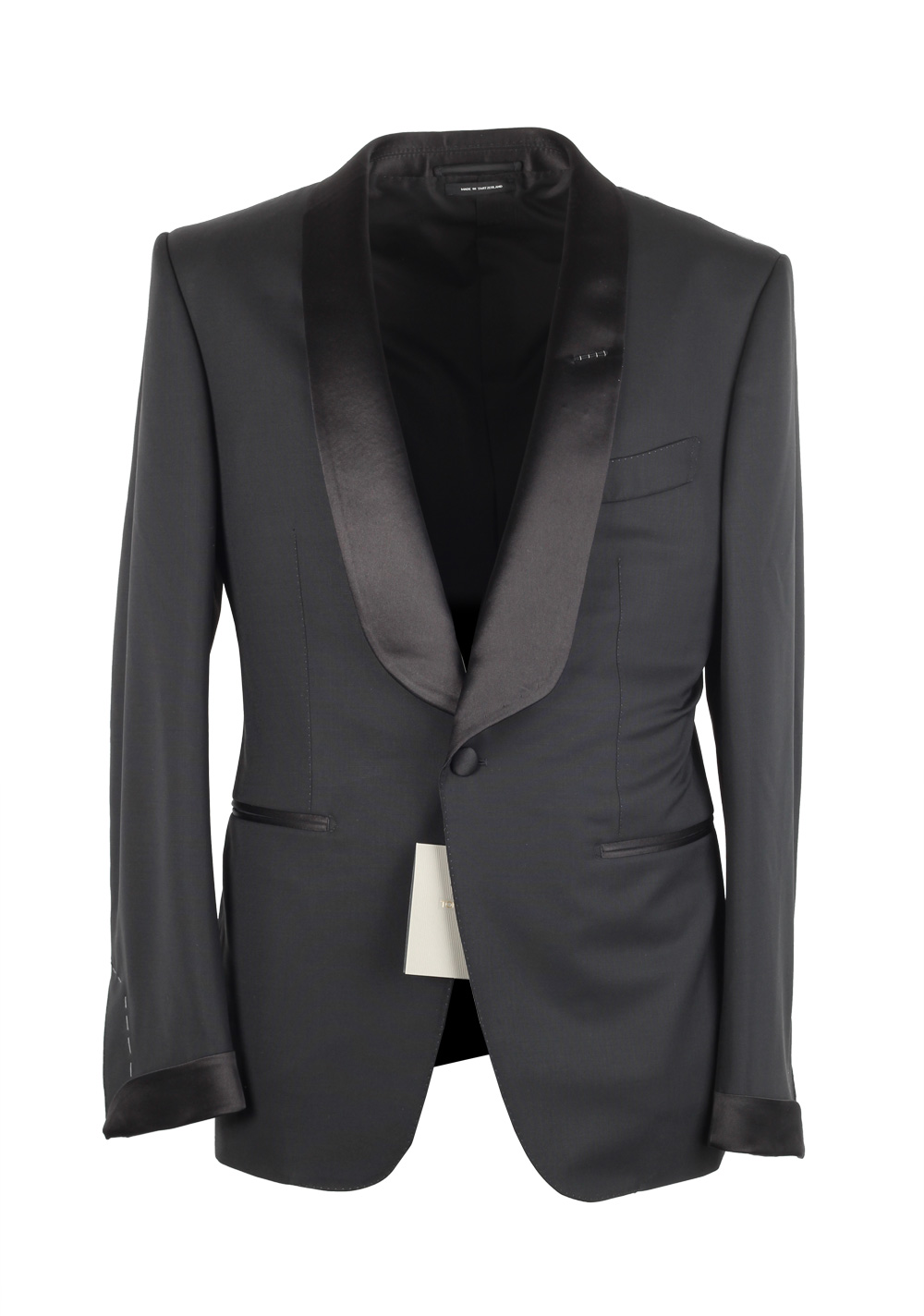 TOM FORD O’Connor Black Tuxedo Suit Size 58 / 48R U.S.  Fit Y | Costume Limité