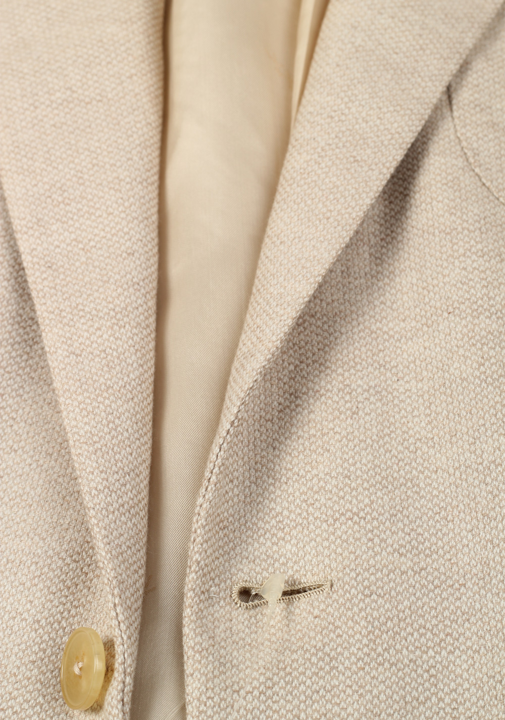 Ermenegildo Zegna Couture Beige Cashmere Sport Coat Size 50 / 40R U.S. | Costume Limité