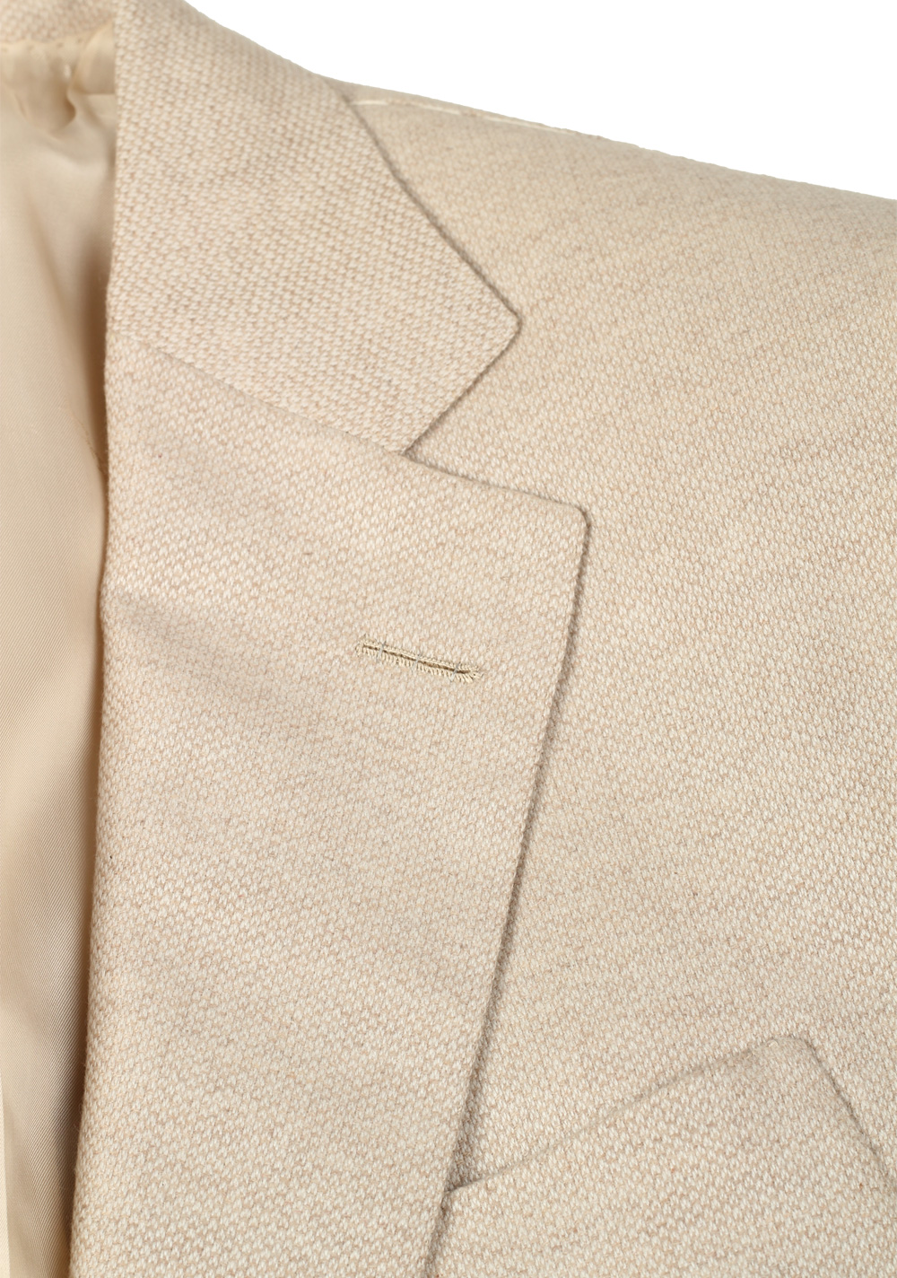 Ermenegildo Zegna Couture Beige Cashmere Sport Coat Size 50 / 40R U.S. | Costume Limité