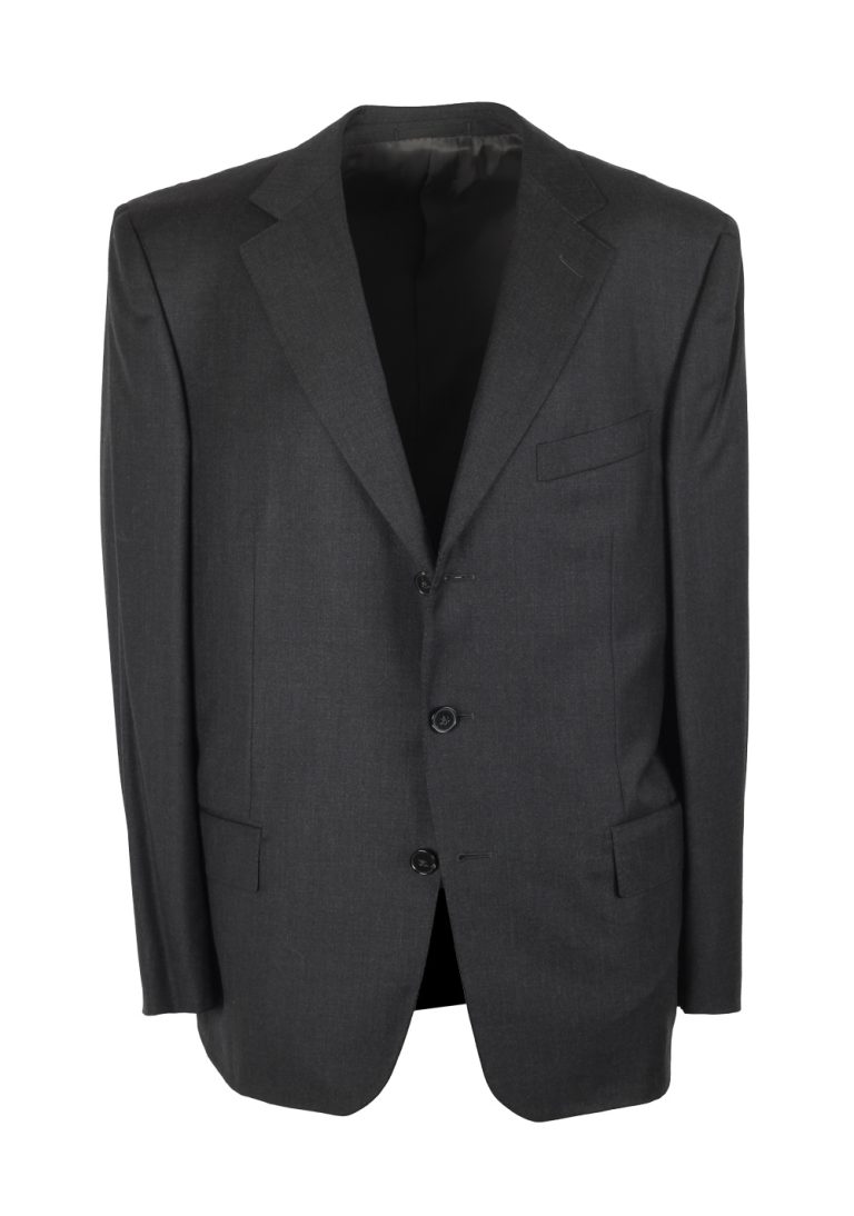 Zegna Gray Fit Rom Wool Suit Size 52 / 42R U.S. - thumbnail | Costume Limité