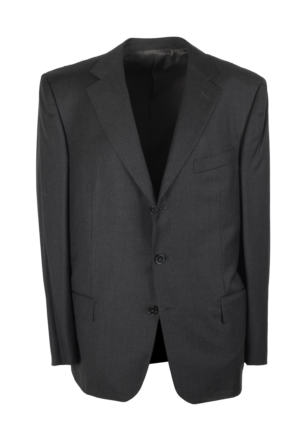 Zegna Gray Fit Rom Wool Suit Size 52C / 42S U.S. | Costume Limité