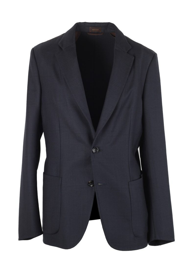 Ermenegildo Zegna Checked Couture Blue Sport Coat - thumbnail | Costume Limité