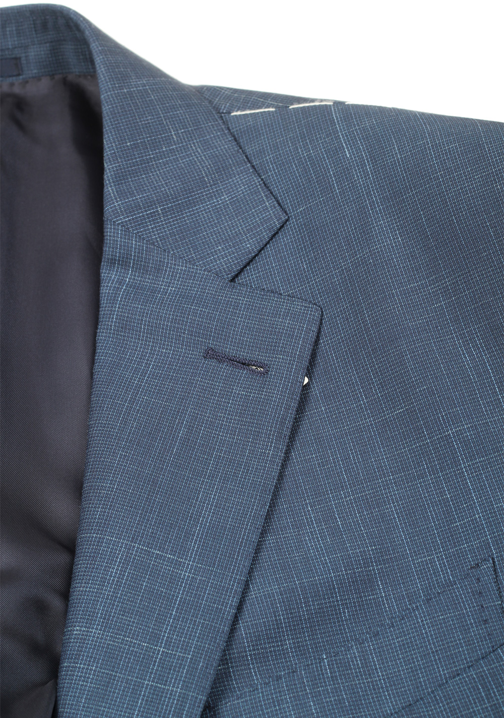 ZEGNA Milano Blue Trofeo Summer Suit Size 56 / 46R U.S. | Costume Limité