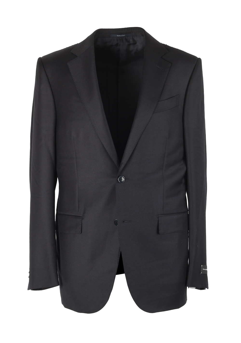 ZEGNA Milano Black Trofeo Suit Size 48 / 38R U.S. | Costume Limité