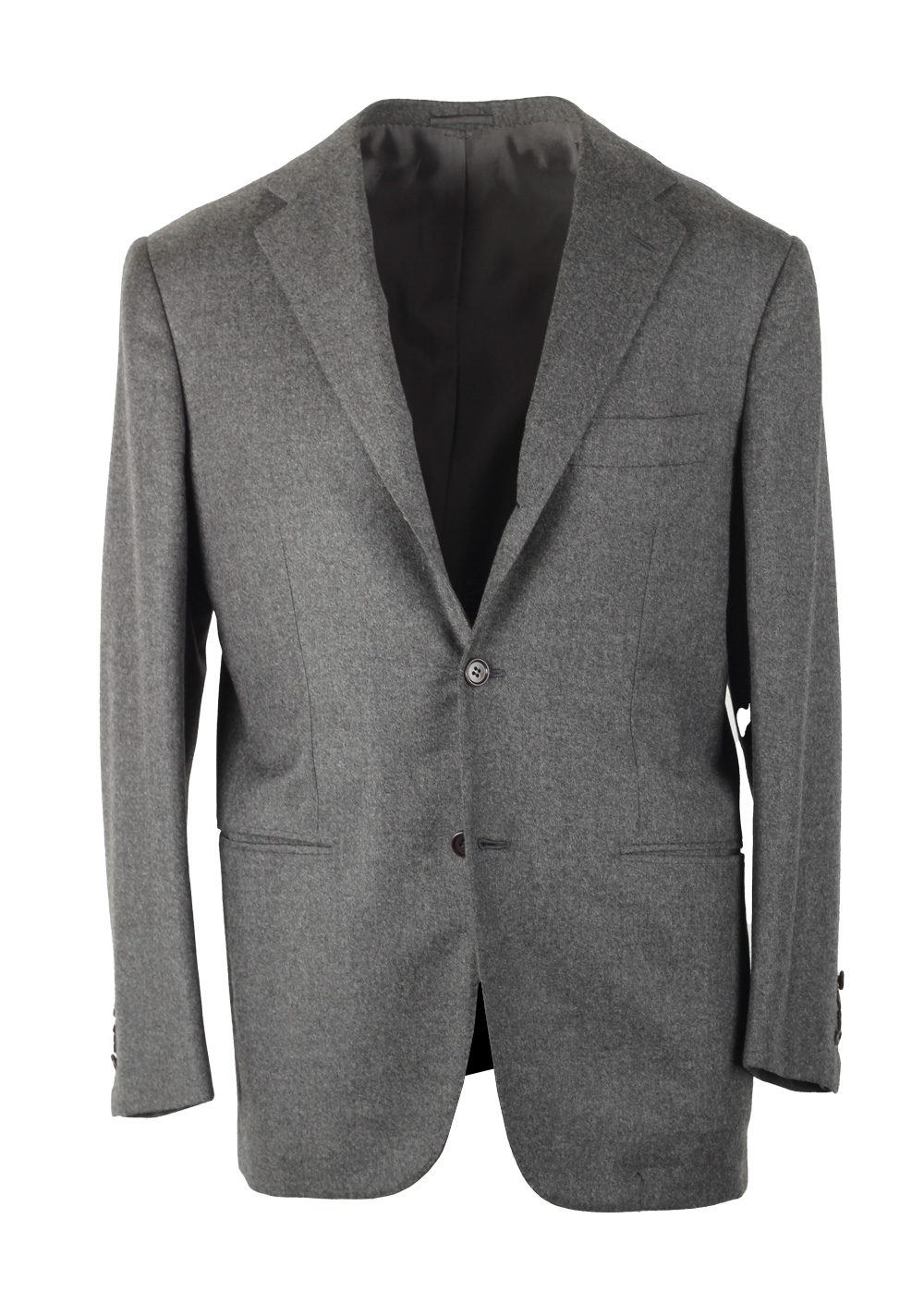 Kiton Gray Sport Coat Size 48 / 38R U.S. In Cashmere | Costume Limité