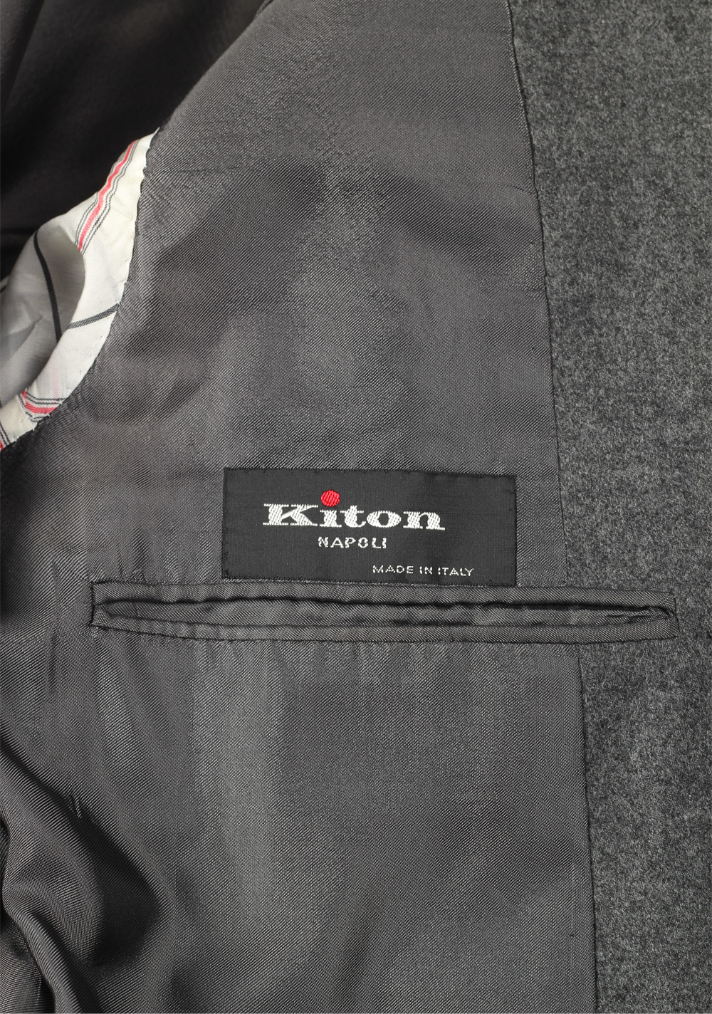 Kiton Gray Sport Coat Size 48 / 38R U.S. In Cashmere | Costume Limité