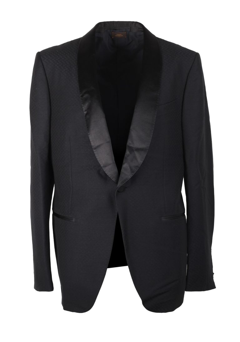 ZEGNA Couture Blue Tuxedo Dinner Jacket Size 50 / 40R U.S. - thumbnail | Costume Limité