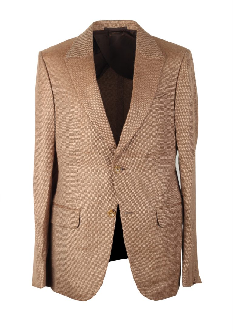 ZEGNA Couture Beige Sport Coat Size 48 / 38R U.S. In Silk Blend - thumbnail | Costume Limité