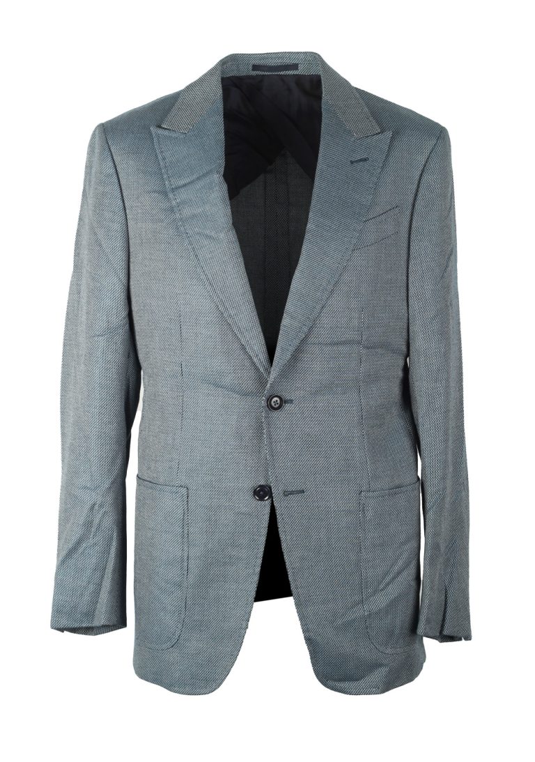 ZEGNA Manhattan Blue Sport Coat Size 48 / 38R U.S. In Cashmere Blend - thumbnail | Costume Limité