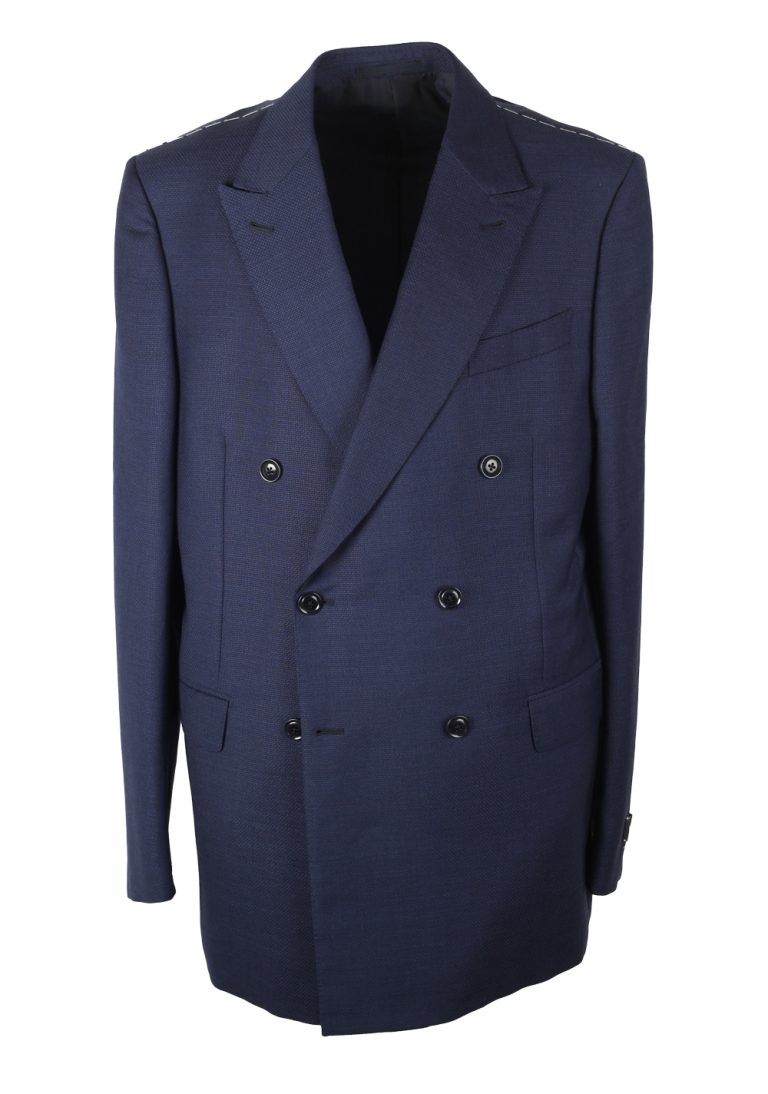 ZEGNA Milano Easy Trofeo Double Breasted Sport Coat Size 54L / 44L U.S. - thumbnail | Costume Limité