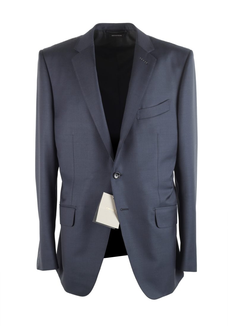 TOM FORD O’Connor James Bond 25 Blue Suit Size 52 / 42R U.S. In Wool Fit Y - thumbnail | Costume Limité